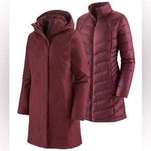 Women’s Tres 3-in-1 Parka, Large, Chicory Red